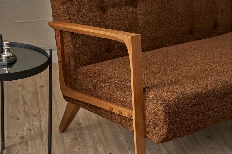 Finegard 2-seters Sofa - Brun - Møbler - Sofaer - 2 seter sofa