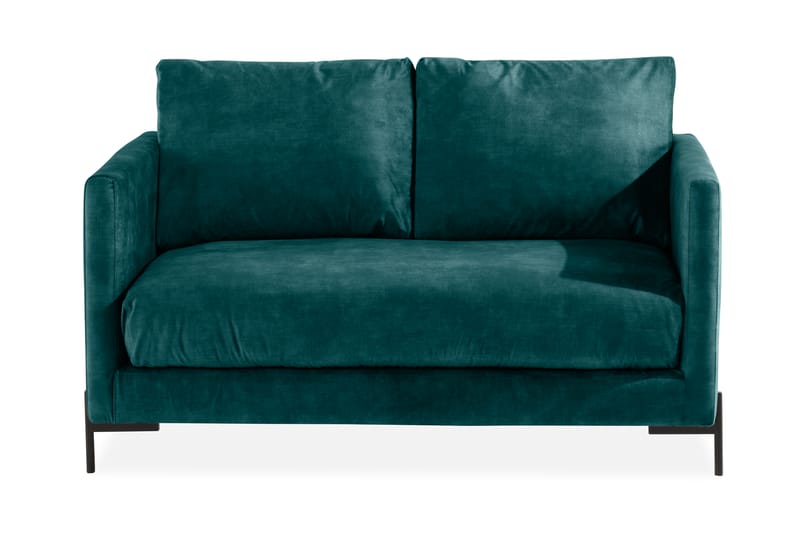 2-seters fløyelssofa Manieri - Turkis - Fløyelssofaer - 2 seter sofa