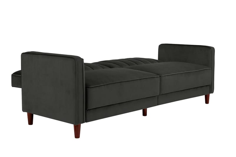 2-seters Sovesofa Pin Tufted Fløyel/Grå - Dorel Home - 2 seters sovesofa - Fløyelssofaer