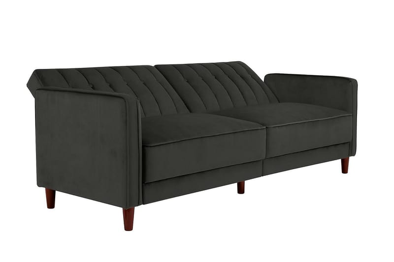 2-seters Sovesofa Pin Tufted Fløyel/Grå - Dorel Home - 2 seters sovesofa - Fløyelssofaer