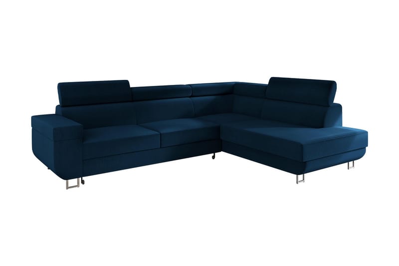 3-seters Hjørnesovesofa, Blå