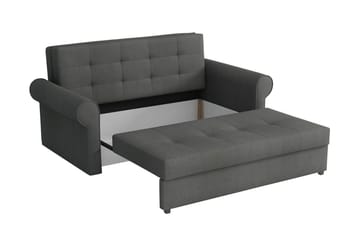 3-seters Sovesofa Arlinda - Fløyel/Svart - Møbler - Sofaer - Fløyelssofaer