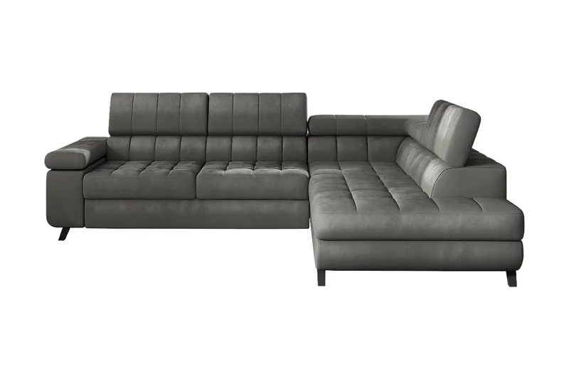 Azoulay Hjørnesofa Høyre, Grå