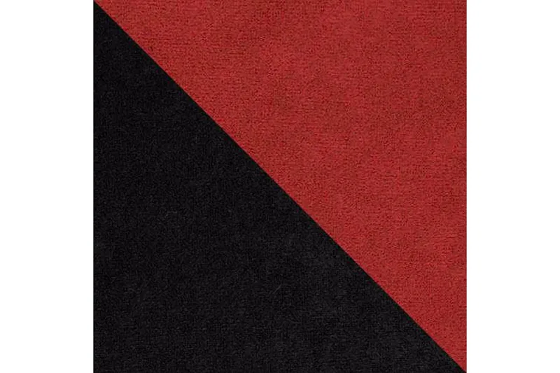 Banaso Sofa - Svart/Rød - Møbler - Sofaer - Fløyelssofaer