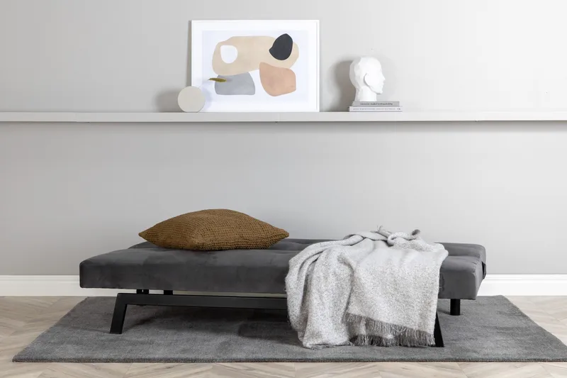 Bodil Sovesofa - Mørkgrå - Møbler - Sofaer - Fløyelssofaer