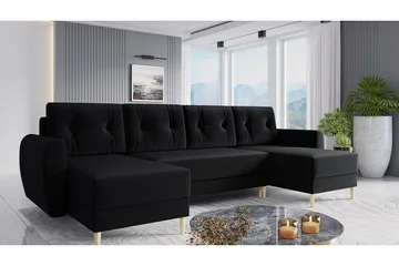 Bornalle Sovesofa - Svart - Møbler - Sofaer - Sovesofaer - Sovesofa divan