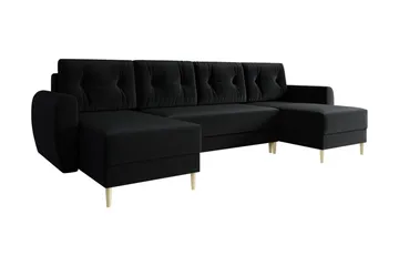 Bornalle Sovesofa - Svart - Møbler - Sofaer - Sovesofaer - Sovesofa divan