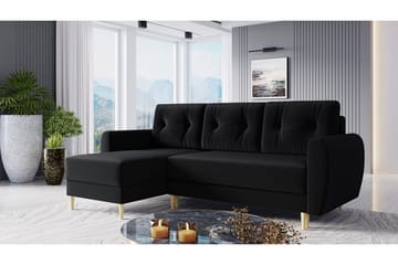 Bornalle Sovesofa - Svart - Møbler - Sofaer - Sovesofaer - Sovesofa divan