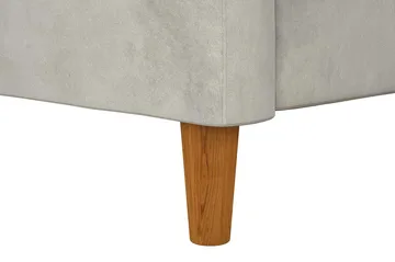 Celine 3-sits Divansovesofa Fløyel/Lysegrå - Dorel Home - Møbler - Sofaer - Fløyelssofaer