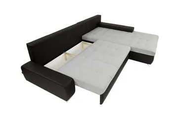 Cerys Hjørnesofa - Grå - Møbler - Sofaer - Sovesofaer - Sovesofa divan