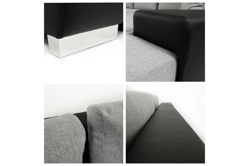 Cerys Hjørnesofa - Grå - Møbler - Sofaer - Sovesofaer - Sovesofa divan
