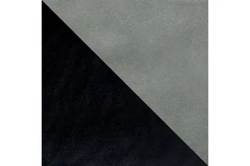 Cerys Hjørnesofa - Svart/Grå - Møbler - Sofaer - Fløyelssofaer