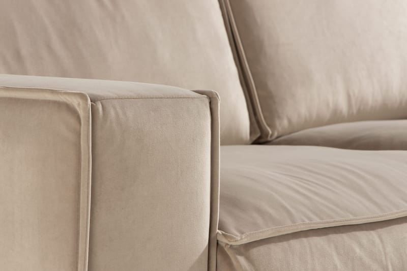 Cloudia Fløyelssofa 2-seters - Beige - Møbler - Sofaer - Fløyelssofaer