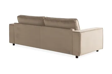 Cloudia Fløyelssofa 4-seters - Beige - Møbler - Sofaer - Fløyelssofaer
