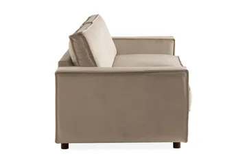 Cloudia Fløyelssofa 4-seters - Beige - Møbler - Sofaer - Fløyelssofaer