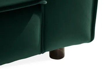 Cloudia Fløyelssofa 4-seters - Grønn - Møbler - Sofaer - Fløyelssofaer