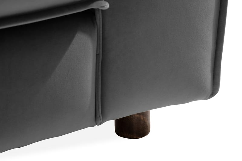 Cloudia Fløyelssofa 4-seters - Lysegrå - Møbler - Sofaer - Fløyelssofaer