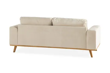 Copenhagen 2-seters Fløyelssofa - Beige - Møbler - Sofaer - Fløyelssofaer