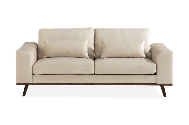 Copenhagen 2-seters Fløyelssofa - Beige - Møbler - Sofaer - Fløyelssofaer