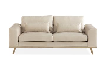 Copenhagen 2-seters Fløyelssofa - Beige - Møbler - Sofaer - Fløyelssofaer