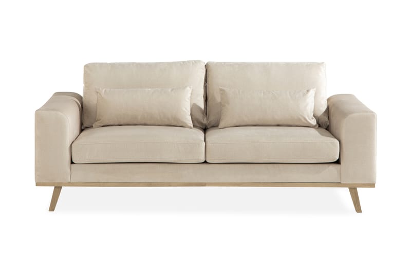 Copenhagen 2-seters Fløyelssofa - Beige - Møbler - Sofaer - Fløyelssofaer