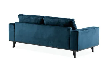 Copenhagen 2-seters Fløyelssofa - Blå - Møbler - Sofaer - Fløyelssofaer