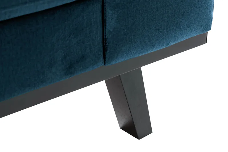 Copenhagen 2-seters Fløyelssofa - Blå - Møbler - Sofaer - Fløyelssofaer