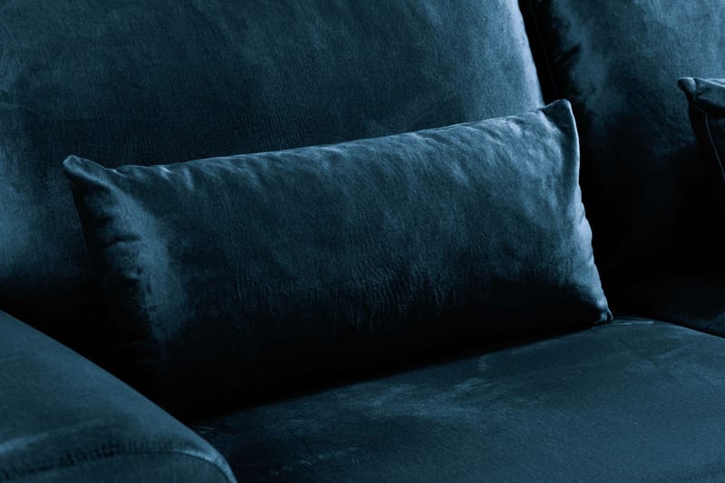 Copenhagen 2-seters Fløyelssofa - Blå - Møbler - Sofaer - Fløyelssofaer