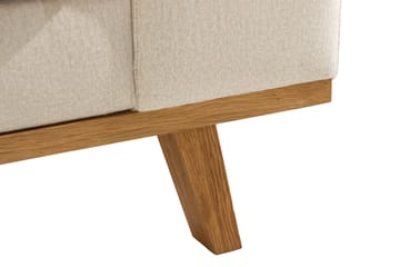 Copenhagen 4-seters Fløyelssofa - Beige - Møbler - Sofaer - Fløyelssofaer