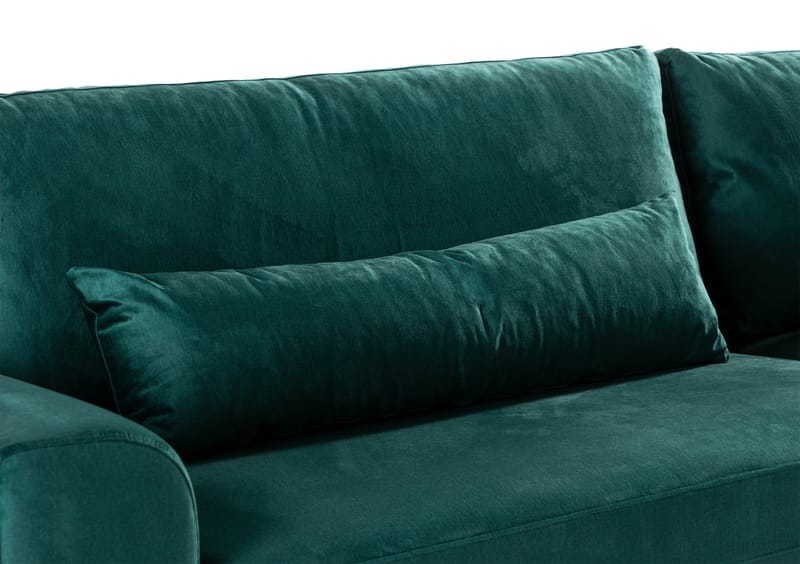 Copenhagen 4-seters Fløyelssofa - Grønn - Møbler - Sofaer - Fløyelssofaer