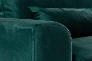 Copenhagen 4-seters Fløyelssofa - Grønn - Møbler - Sofaer - Fløyelssofaer