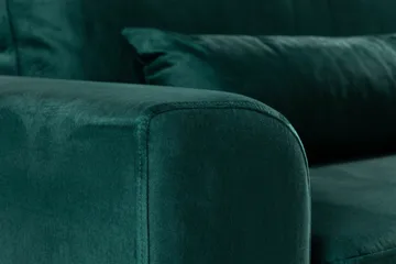 Copenhagen 4-seters Fløyelssofa - Grønn - Møbler - Sofaer - Fløyelssofaer