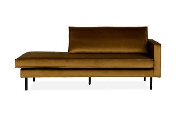 Dagseng Dotty Høyre - Gul - Møbler - Sofaer - Fløyelssofaer