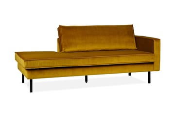 Dagseng Dotty Høyre - Oker - Møbler - Sofaer - Fløyelssofaer
