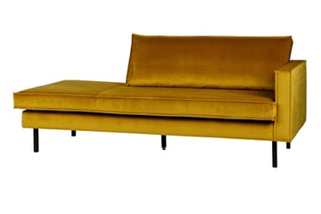 Dagseng Dotty Høyre - Oker - Møbler - Sofaer - Fløyelssofaer