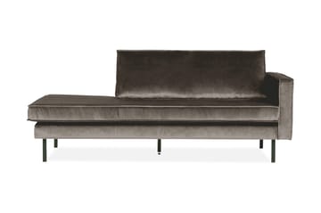 Dagseng Dotty Høyre - Taupe - Møbler - Sofaer - Fløyelssofaer