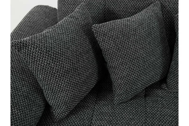 Dynir 4-seters Hjørnesovesofa - Rød|Svart - Møbler - Sofaer - Sovesofaer - Sovesofa divan