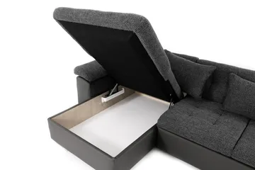 Dynir Hjørnesovesofa Divan Høyre - Møbler - Sofaer - Fløyelssofaer