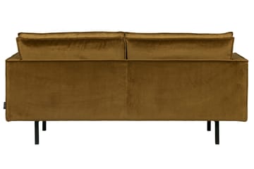 Fløyelssofa Dotty 2,5-seter - Honninggul - Møbler - Sofaer - Fløyelssofaer