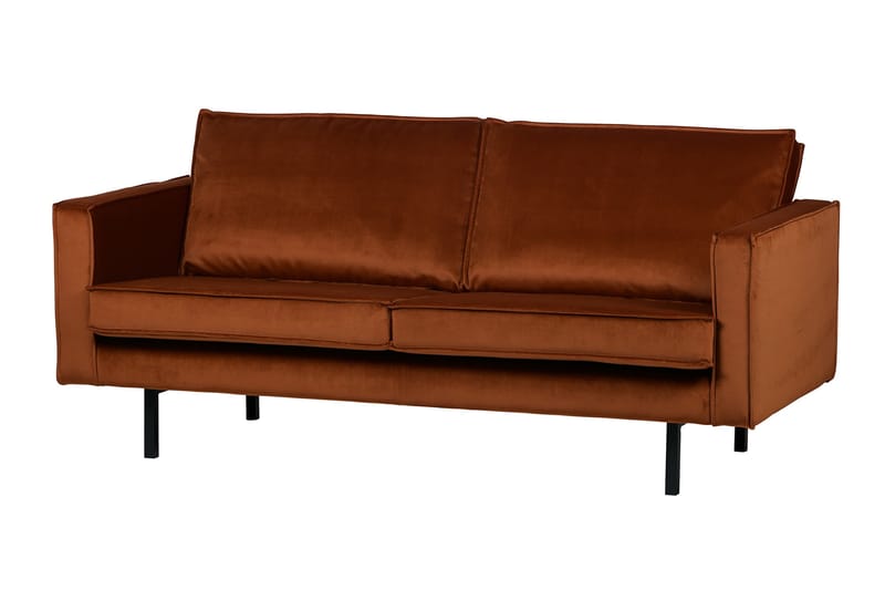 Fløyelssofa Dotty 2,5-seter - Rust - Møbler - Sofaer - Fløyelssofaer