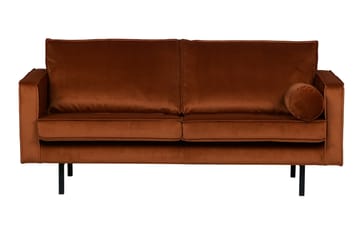 Fløyelssofa Dotty 2,5-seter - Rust - Møbler - Sofaer - Fløyelssofaer