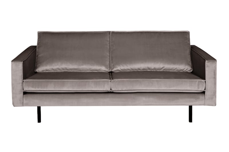 Fløyelssofa Dotty 2,5-seter - Taupe - Møbler - Sofaer - Fløyelssofaer