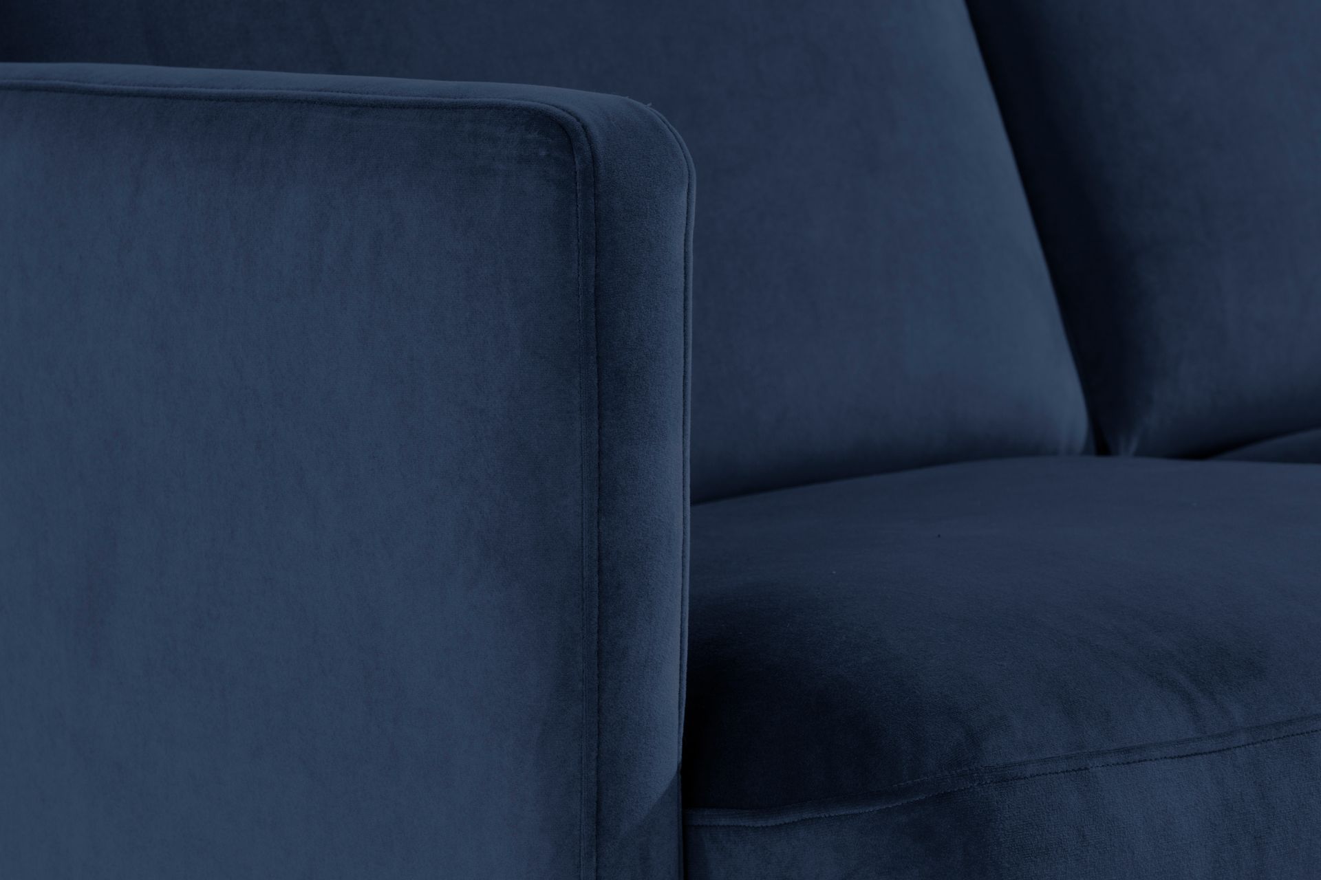 Fløyelssofa Elion 2-seter - Blå - Møbler - Sofaer - Fløyelssofaer