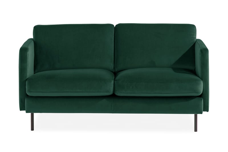 Fløyelssofa Elion 2-seter - Grønn - Fløyelssofaer - 2 seter sofa