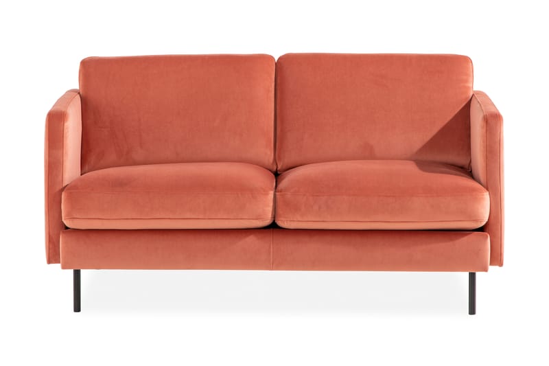 Fløyelssofa Elion 2-seter - Rosa - Fløyelssofaer - 2 seter sofa