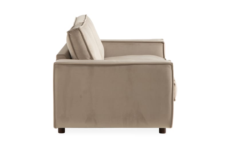 Fløyelssofa Leonora 2-seter - Beige - Fløyelssofaer - 2 seter sofa