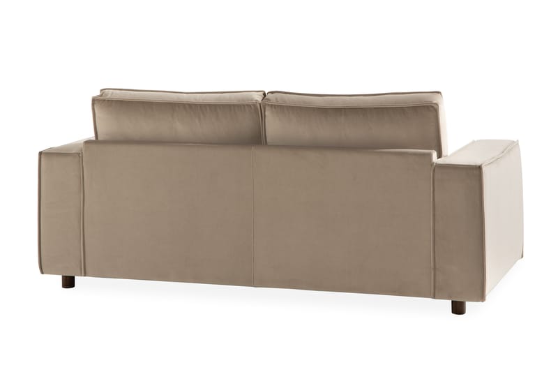 Fløyelssofa Leonora 2-seter - Beige - Fløyelssofaer - 2 seter sofa