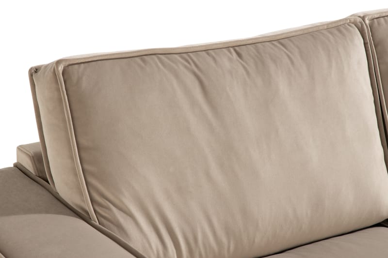 Fløyelssofa Leonora 2-seter - Beige - Fløyelssofaer - 2 seter sofa