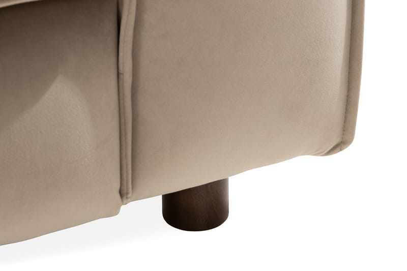 Fløyelssofa Leonora 2-seter - Beige - Fløyelssofaer - 2 seter sofa