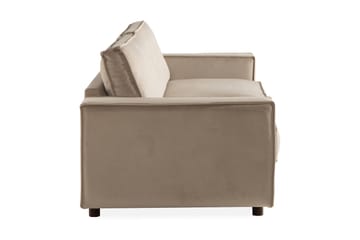 Fløyelssofa Leonora 4-seter - Beige - Møbler - Sofaer - Fløyelssofaer